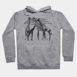 Giraffe - Family on Safari in Kenya / Africa Hoodie